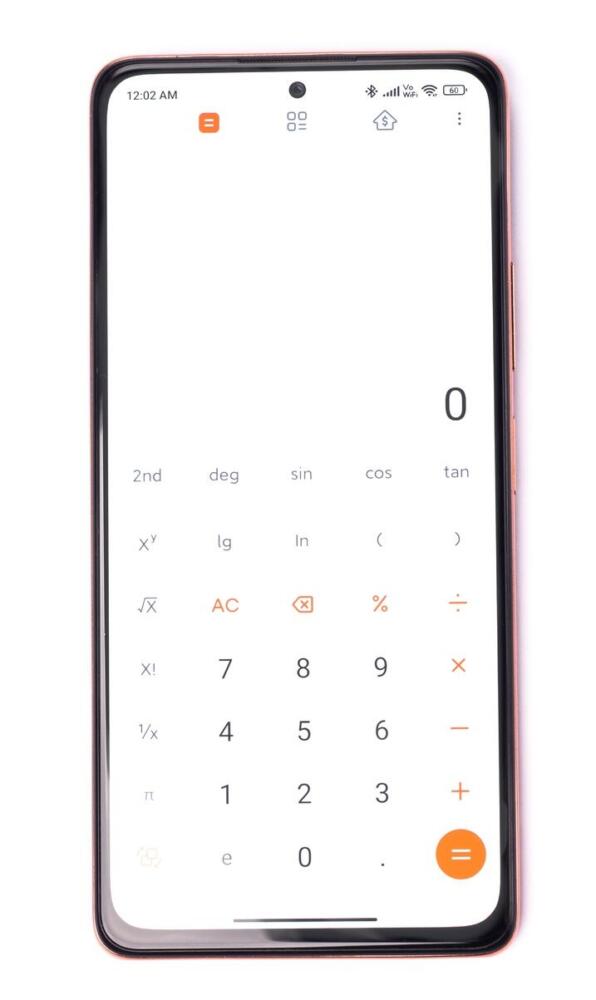 prosenttilaskuri puhelimessa